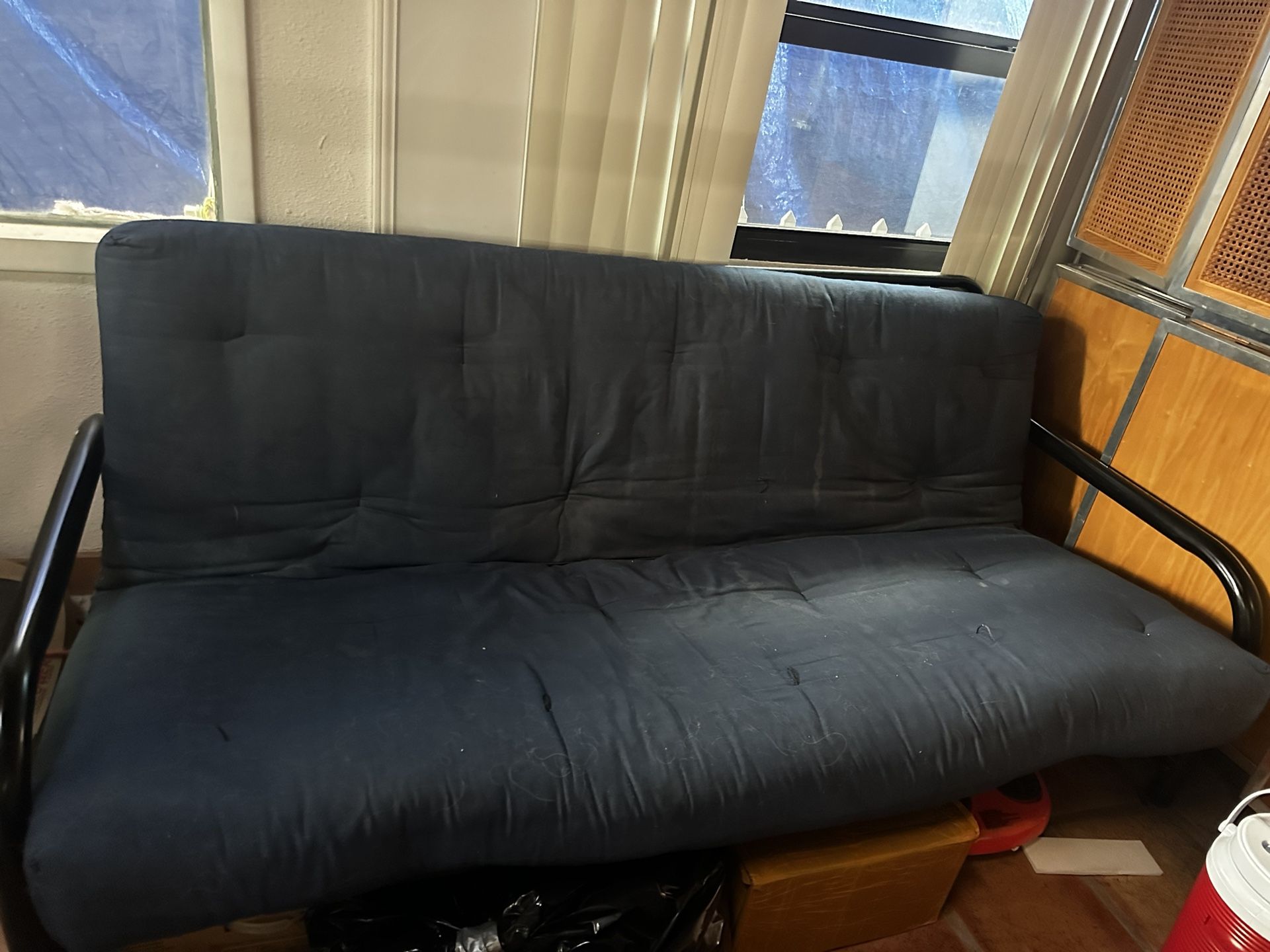 Navy futon for sale