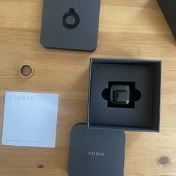 Cudis Titanium Gold Smart ring , brand new multiple sizes , ai health ring