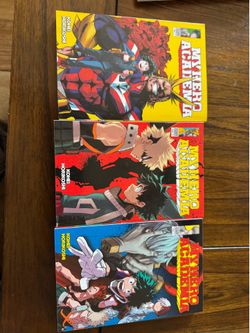 My hero academia vol 1,2,3