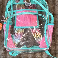 Full size clear bag pack