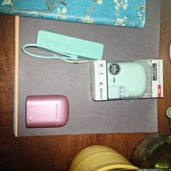 Earbuds, Portable Charger