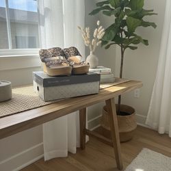 leopard-print platform wedge sandals Size 8