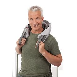 Gray Dual Comfort Pro Shiatsu and Vibration Neck Massager with Heat (HoMedics)
