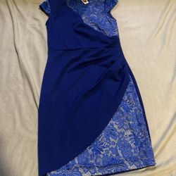 Navy blue lace dress 