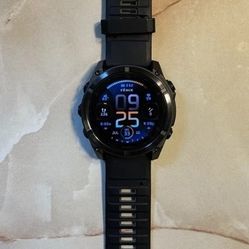 Garmin Fenix 8 Smartwatch AMOLED Sapphire Titanium 51mm, Black, 3 Bands Included