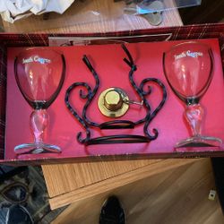 Irish Coffee glass set and warmer from Switzerland