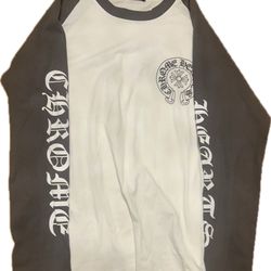 Chrome hearts white & gray long sleeve