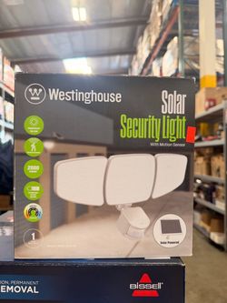 Westinghouse Solar Security Light with Motion Sensor Brand New In Box
