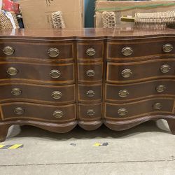 Antique Shapely 12 Drawer Sideboard/Dresser