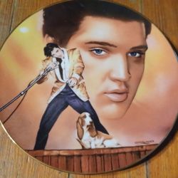 Elvis Presley Collector's Plate Hound Dog Numbered Limited Edition Giorgio