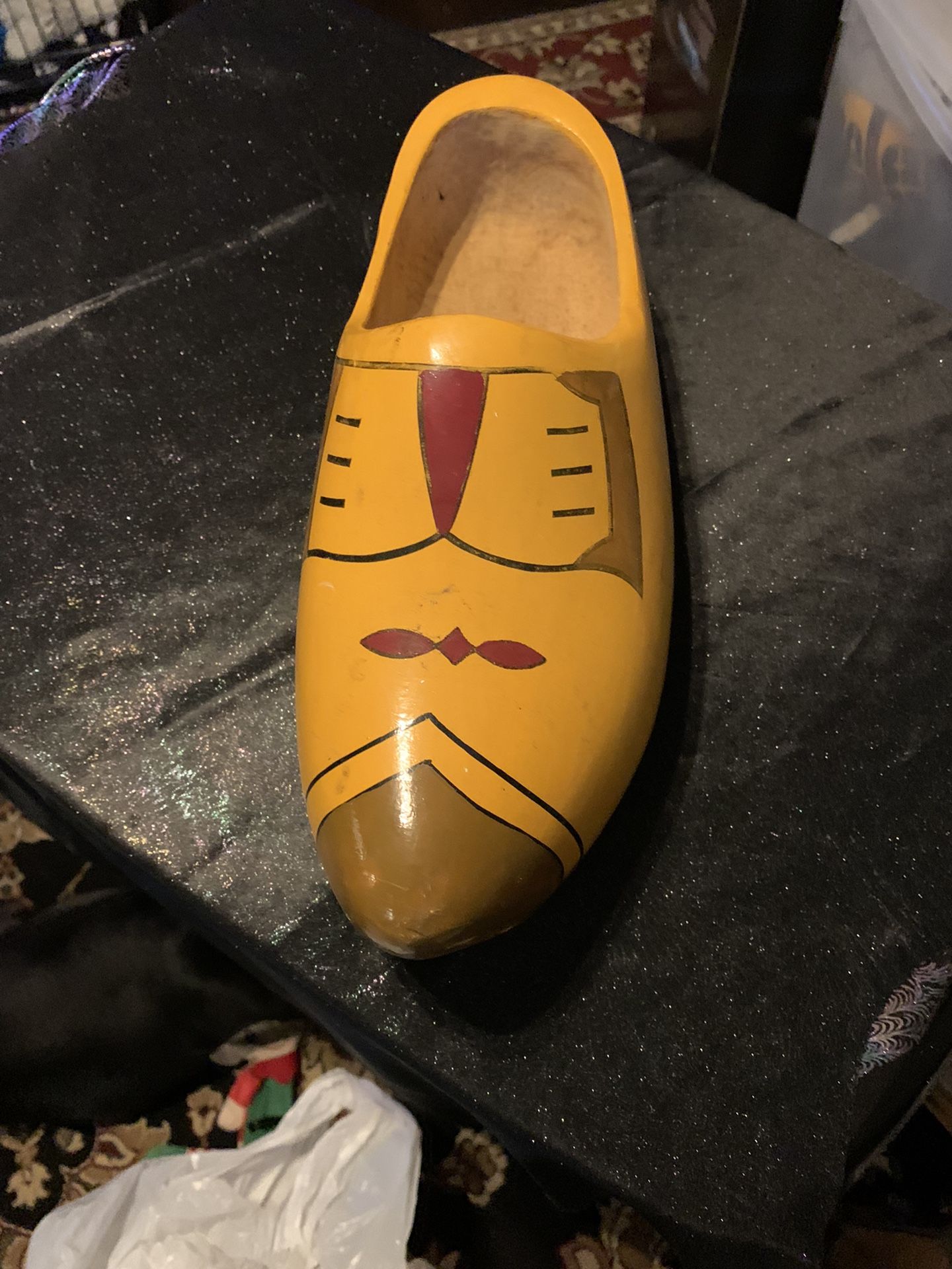 Vintage Dutch Wooden Clog