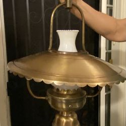 Vintage Bronze Hanging Lamp