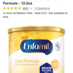Enfamil 12.5 Oz Cans