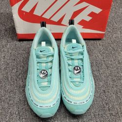 Nike Air Max 97 GS Have A Nike Day Tropical Twist Teal 923288-300 Size 5y