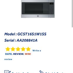 GE® 1.6 CU. FT. COUNTERTOP MICROWAVE OVEN