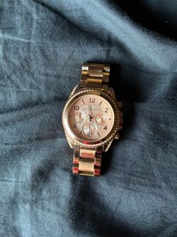 Michael Kors Rose Gold Chronograph Watch