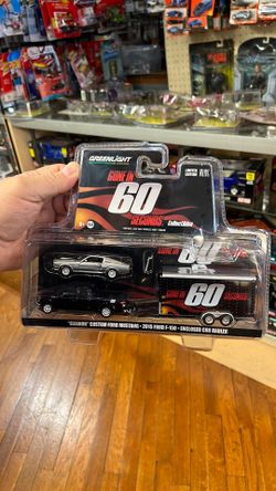Collectible Greenlight gone in 60 seconds Eleanor custom Ford Mustang & 2015 Ford F-150 truck
