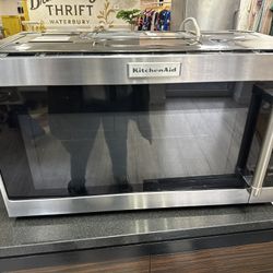 KitchenAid Stainless Steel Over-the-Range Microwave – Excellent Condition