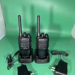 Lot Of 2 HYT UHF Two Way Radios TC-508U 16CH 4watt with Batteries 