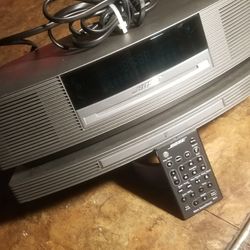 BOSE WAVE III MUSIC SYSTEM WITH REMOTE AND SOUND TOUCH PEDESTAL FOR WIFI