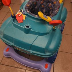 Blue Baby Car Walker