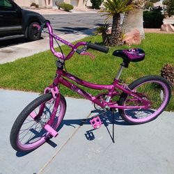 20" Pink Girls BMX Bike 