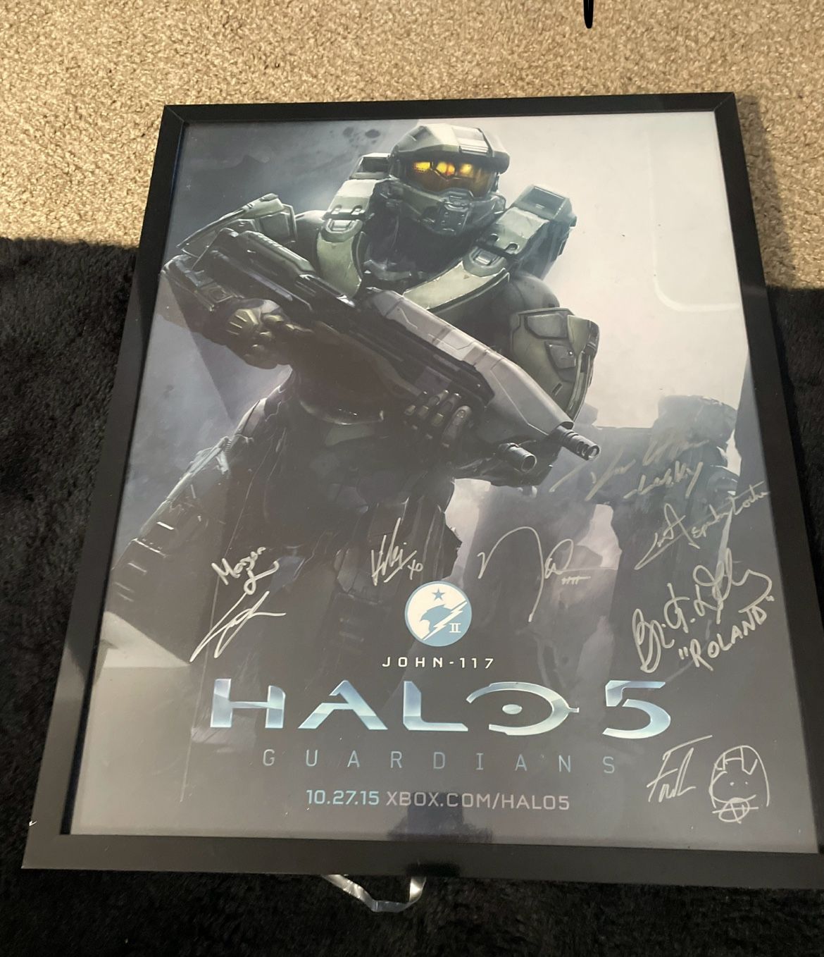 Signed Halo Poster