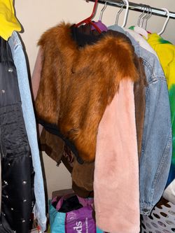 Faux fur coat