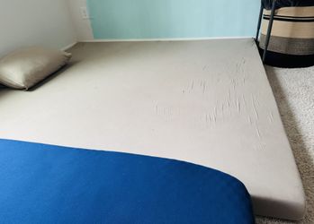 4 Inch Extra Firm Mattress Topper King Size, Firm High Density Foam for Back Pain & Extra Weight Individuals, Charcoal-Infused, CertiPUR-US Certified