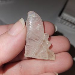 Citrine Fairy Carving Crystal 