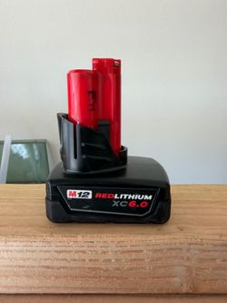 Milwaukee m12 6.0 battery