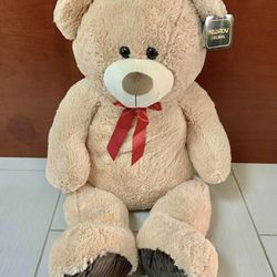 NEW BIG BROWN TEDDY BEAR 40” (We Also Have It In White)