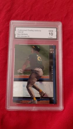 Mark McGwire baseball card gem mint 10