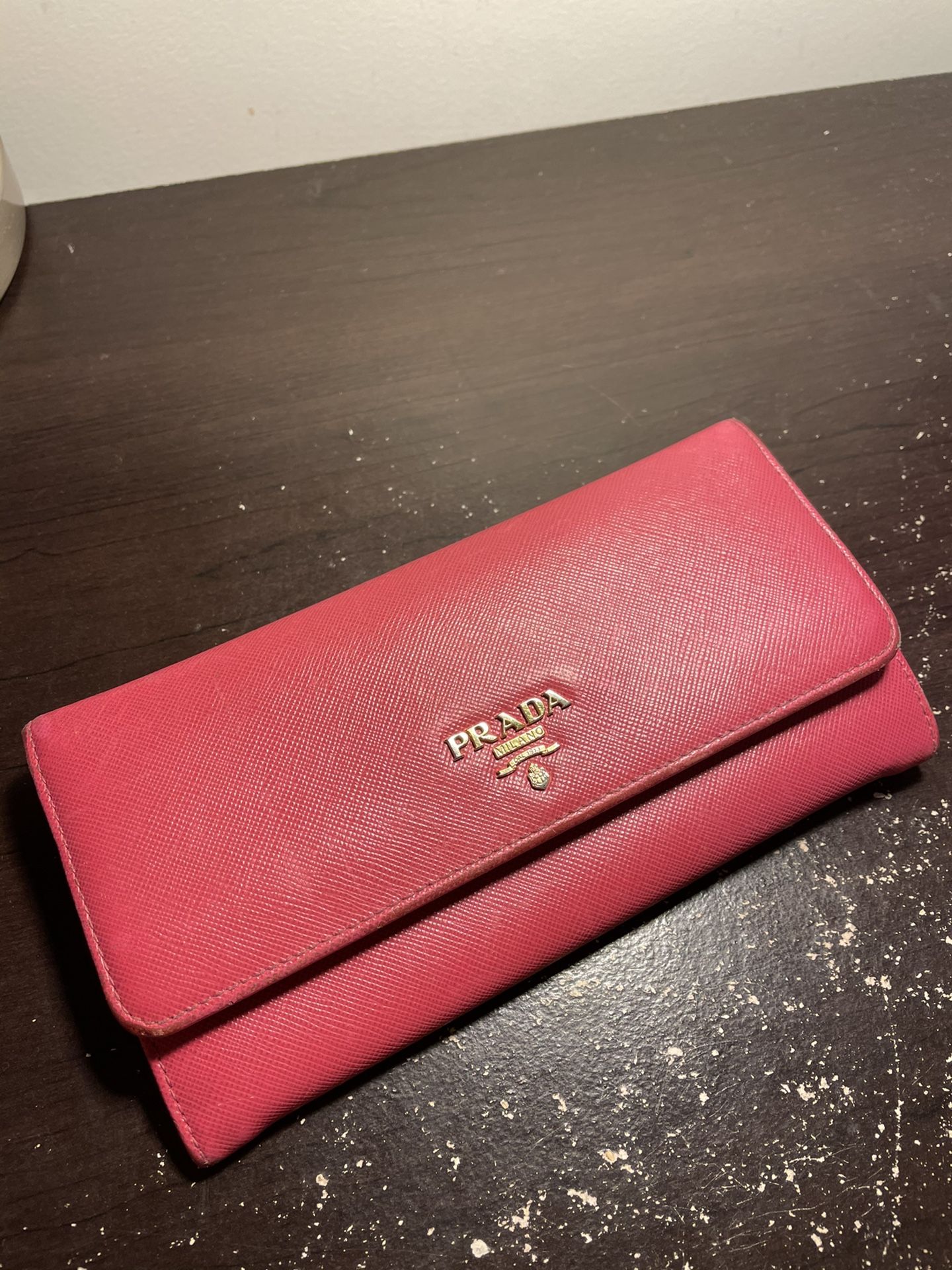 Prada Large Saffiano Leather Wallet