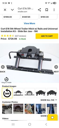 Curt E16 5th wheel trailer hitch