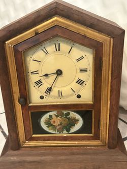 Working Antique Seth Thomas cottage mantel clock