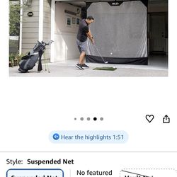 Baseball golf hitting net