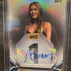 Arianny Celeste 2018 Topps Auto UFC