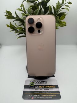 Apple IPhone 16 Pro Gold Titanium 128gb ATT-CRICKET Battery 92%
