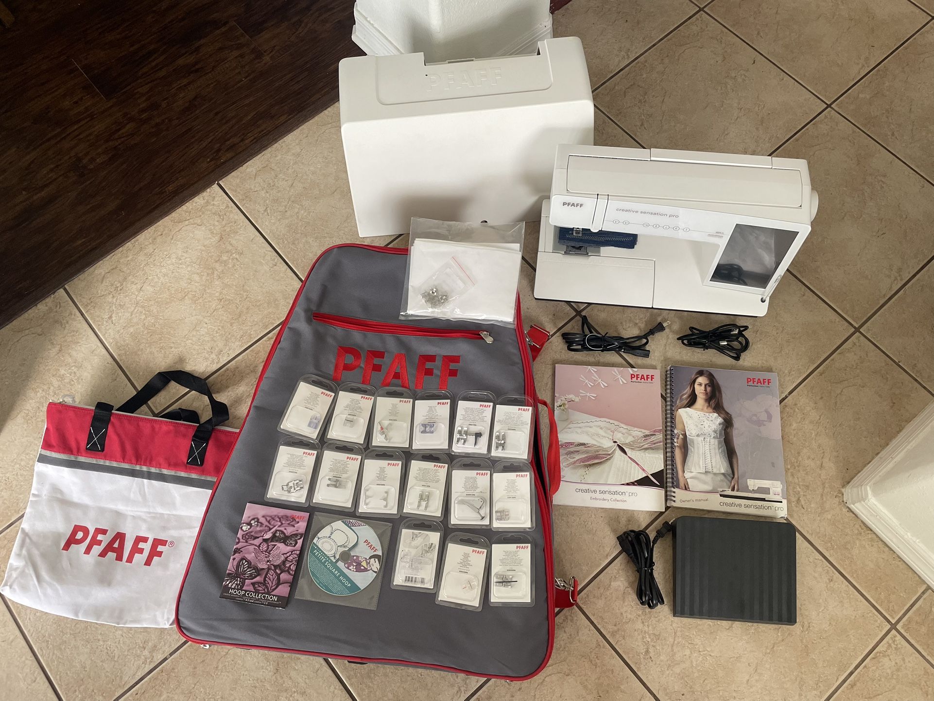 🧵 Pfaff Creative Sensation Pro Sewing & Embroidery Machine – Complete Bundle! 🧵