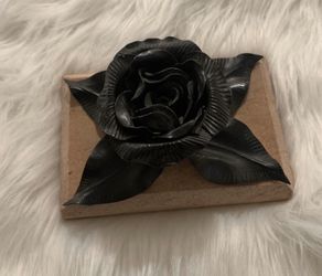 Rose paperweight/decor