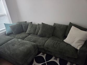 Green Couch Great condition