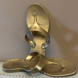 Elegant Coach Sandals Flip Flaps Size 6 