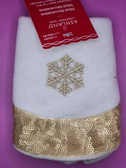 Ashland Mini Christmas Tree Skirt with Sequins