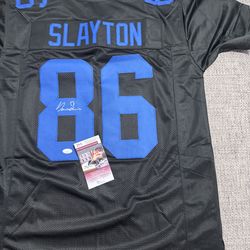 Darius Slayton Signed Autograph Custom Jersey - JSA Coa - New York Giants