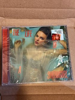 Taylor Swift The Life of A Showgirl CD + Hand Signed Photo 1