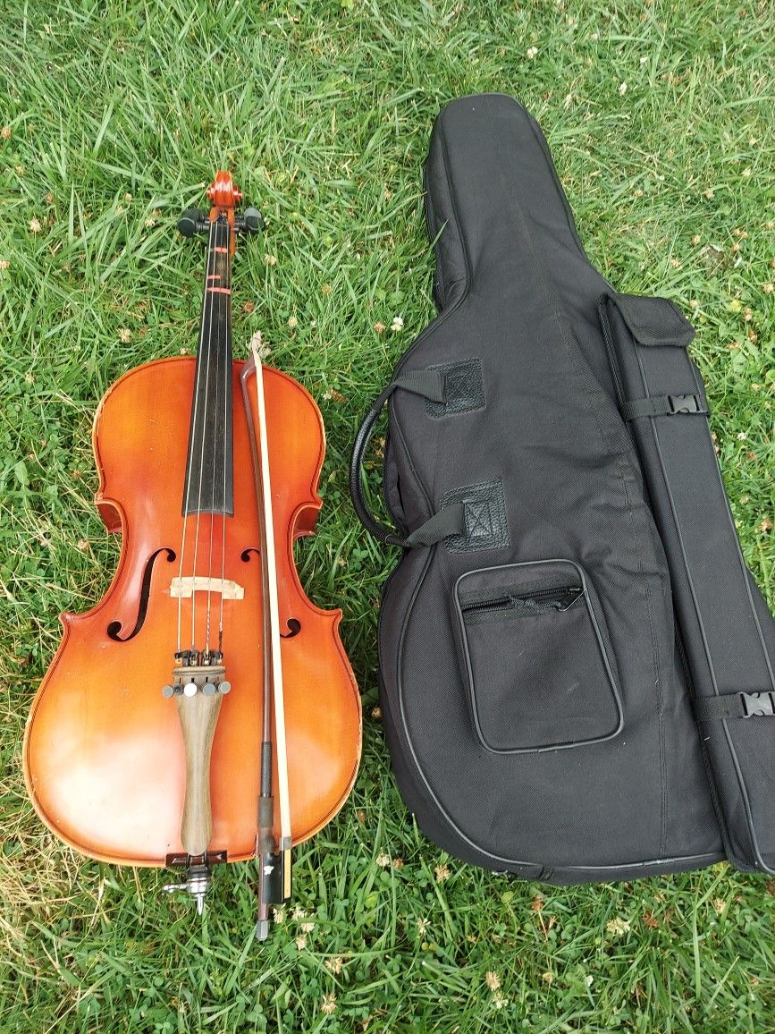 cello with bow