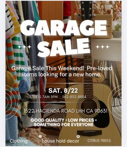 Garage sale