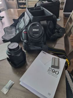 Nikon D90 DSLR Camera Bundle with Lens and Bag