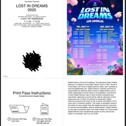 VIP Lost In Dreams 2 Day